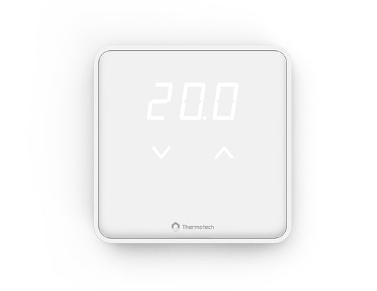 Langallinen termostaatti XD, näytöllä valkoinen